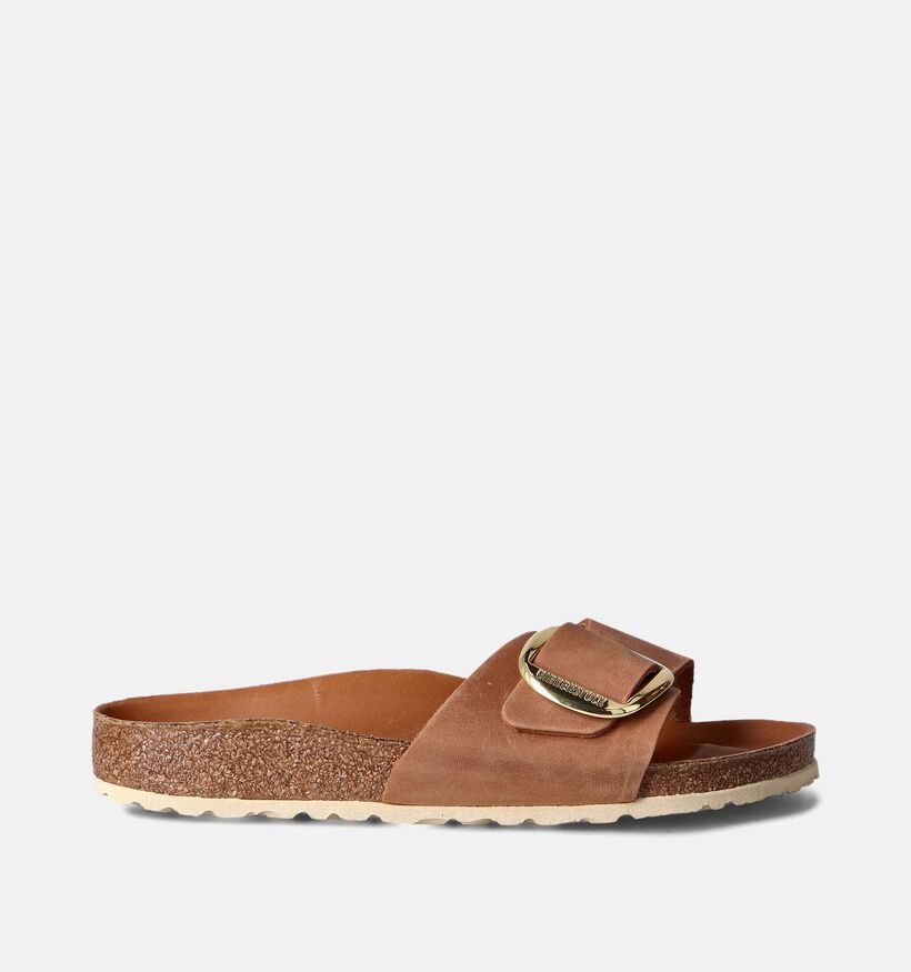 Birkenstock Madrid Big Buckle Nu-pieds en Cognac pour femmes (357608)