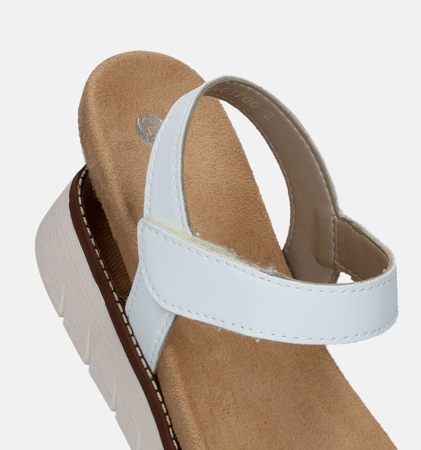 Remonte Witte Sandalen voor steunzolen voor dames (340152) - geschikt voor steunzolen