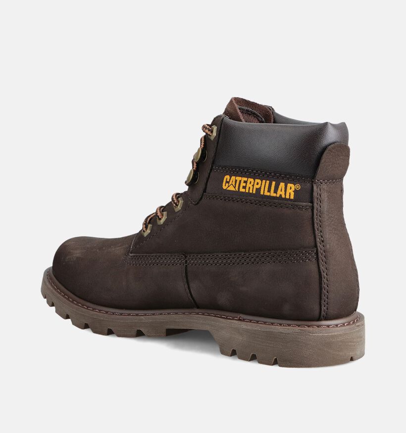 Caterpillar Boots à lacets en Marron pour hommes (361122) - pour semelles orthopédiques