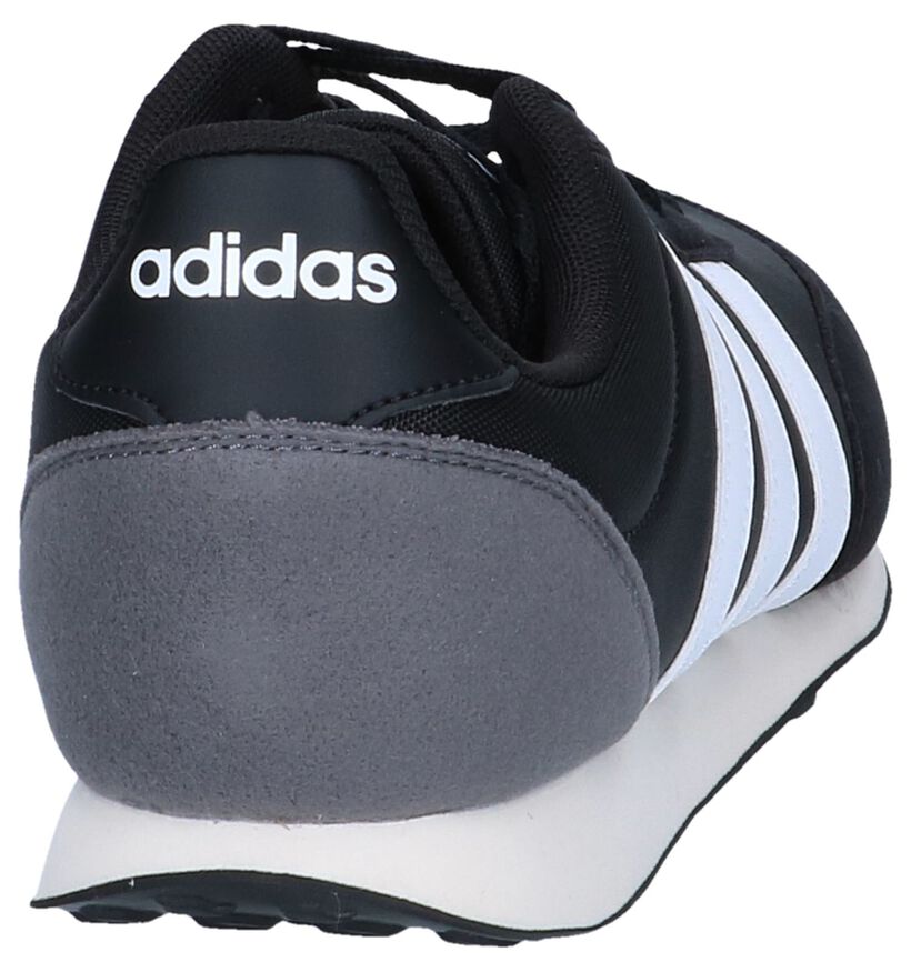 Zwarte Sneakers adidas V Racer 2 in stof (237213)