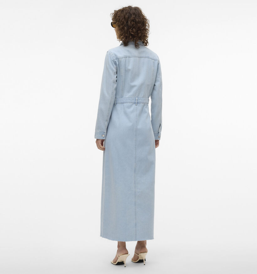 Vero Moda Molly Robe maxi en jeans en Bleu pour femmes (353073)