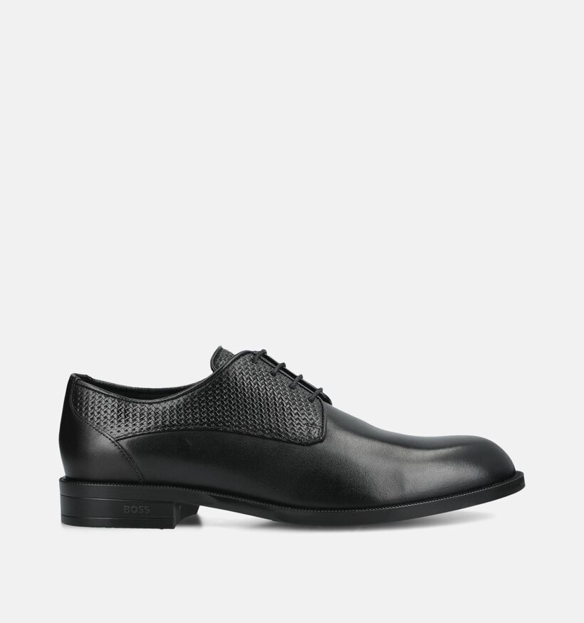 BOSS Tayil Derb Chaussures classiques en Noir pour hommes (375720) - pour semelles orthop&eacute;diques