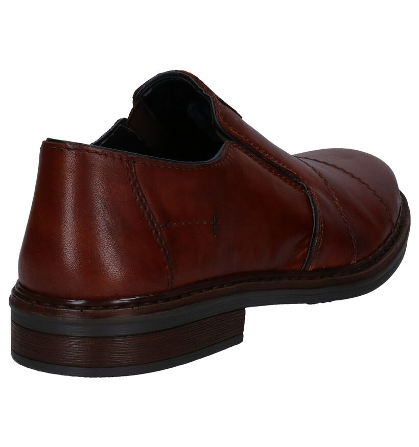 Rieker Chaussures slip-on en Cognac en cuir (277691)