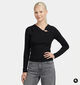 Vero Moda Jain Buckle Zwarte Trui voor dames (379684)
