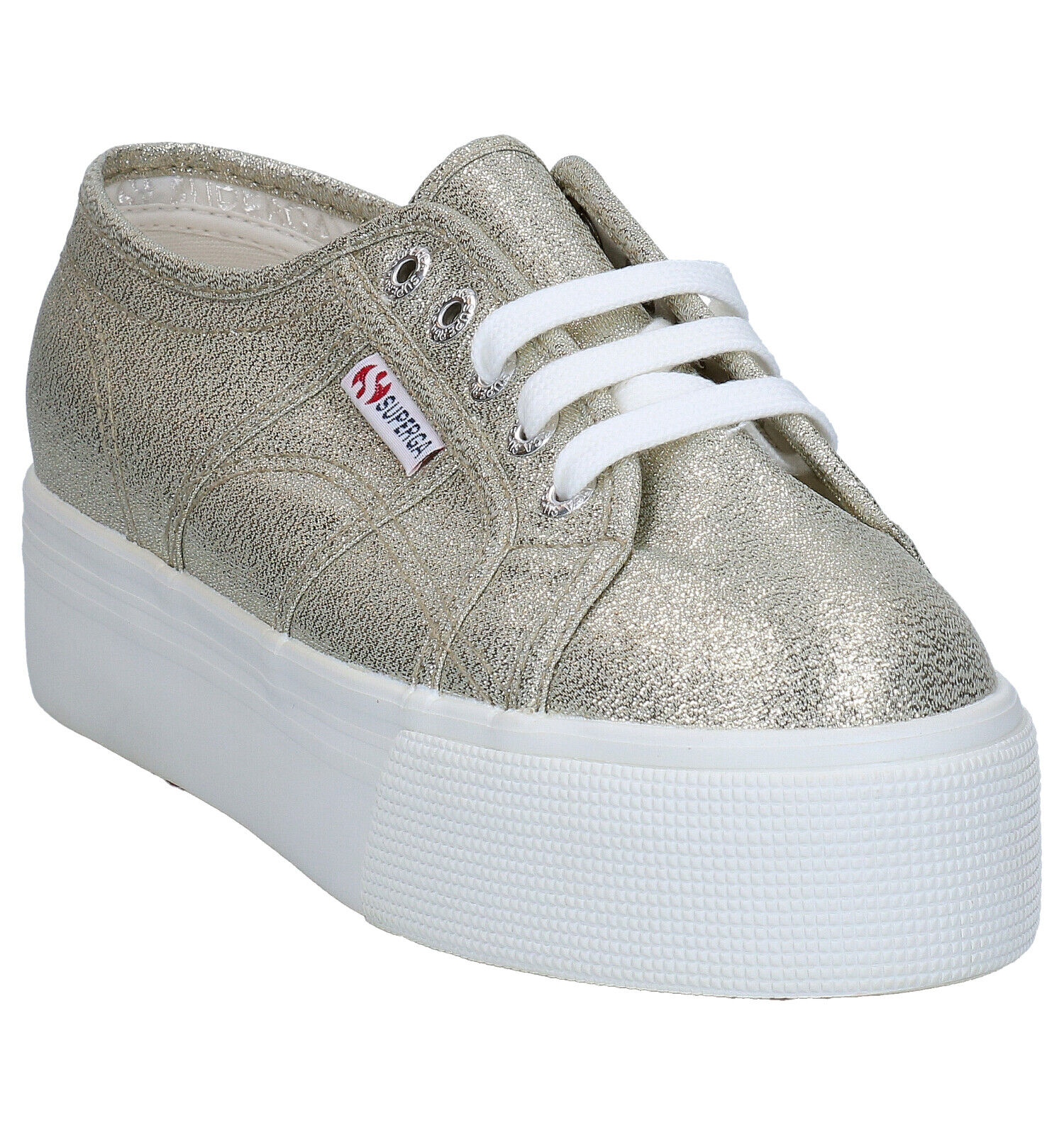 Superga Zilveren Sneakers Dames Sneakers Online op TORFS.BE