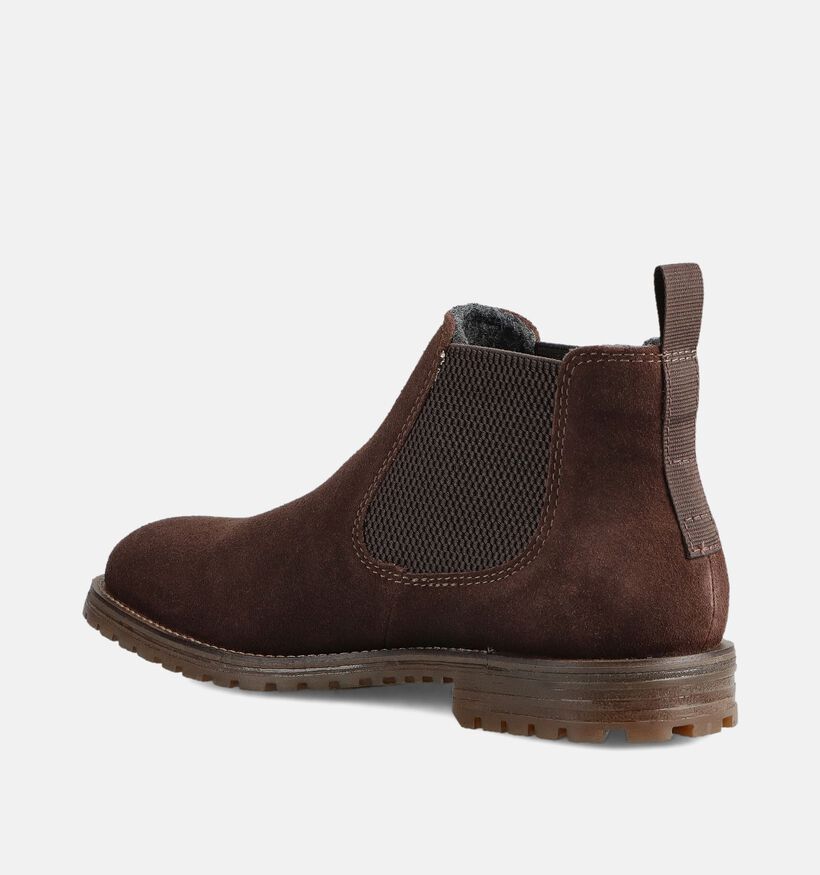 Bugatti Bottines Chelsea en Marron pour hommes (363796) - pour semelles orthopédiques