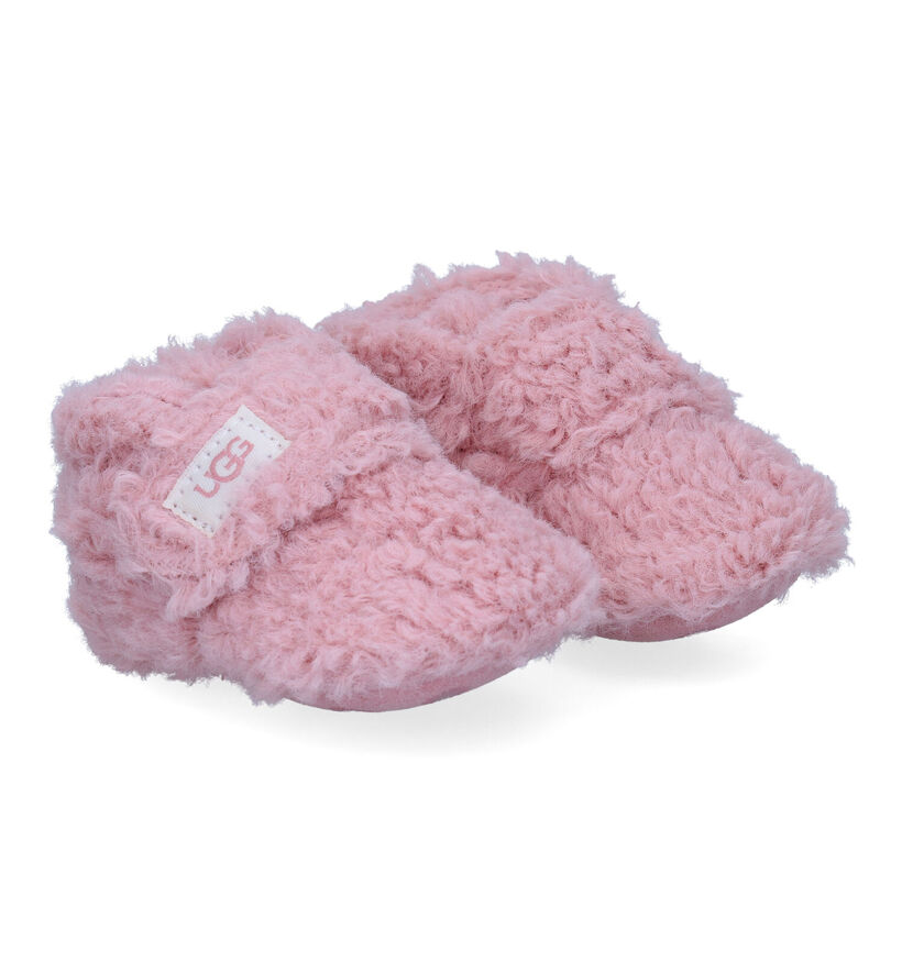 UGG Bixbee Pantoufles pour b&eacute;b&eacute; en Rose en textile (294880)