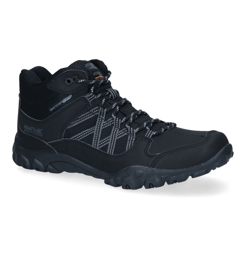 Regatta Edgepoint Chaussures de randonnée en Noir en simili cuir (312683)