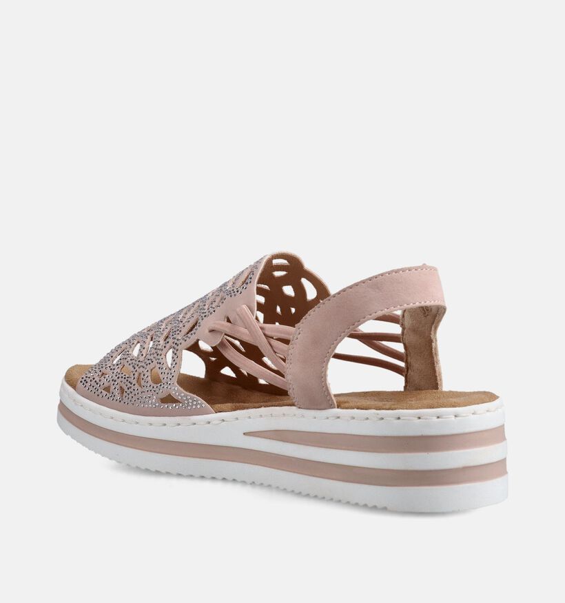 Rieker Roze Sandalen voor dames (370424)