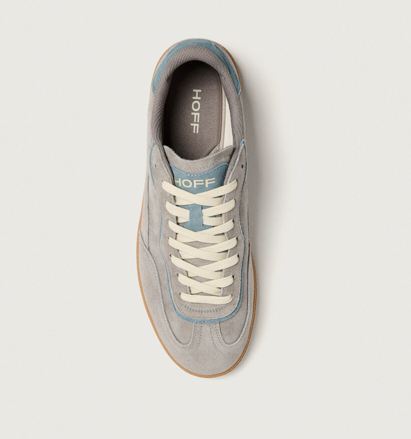 HOFF Alley Grijze Veterschoenen voor heren (360154) - geschikt voor steunzolen