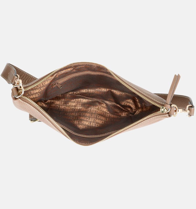 Crinkles Bruine Crossbodytas voor dames (381703)