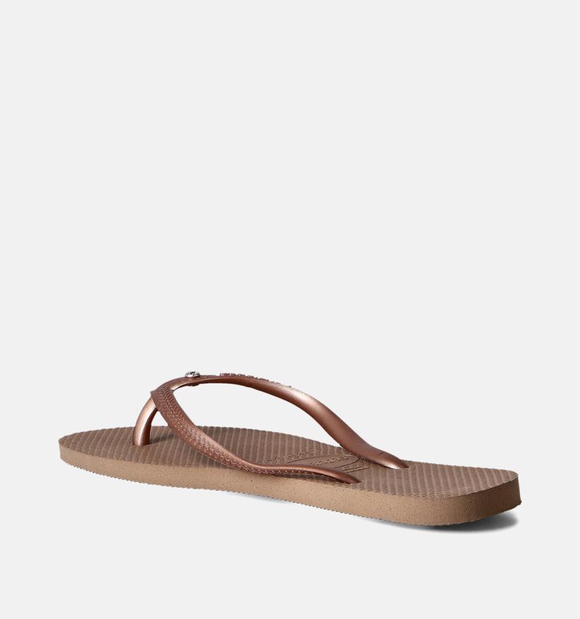 Havaianas Slim Crystal Bronze Teenslippers voor dames (357648)