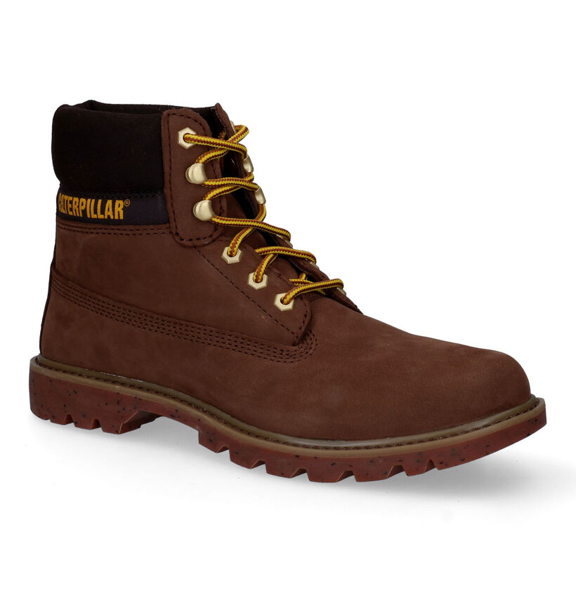 Caterpillar Colorado Cognac Bottines in daim (295022)