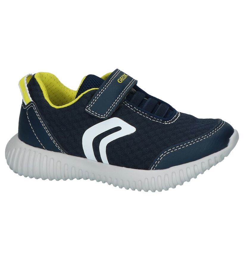 Geox Lage Geklede Sneakers Blauw in stof (210534)