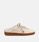 Sun68 California Sabot Teddy Ecru Slippers voor dames (379723) - geschikt voor steunzolen