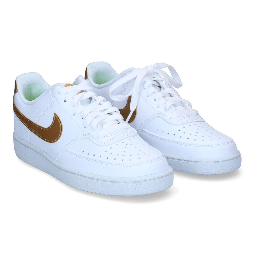 Nike Court Vision baskets basses en Blanc pour femmes (319211)