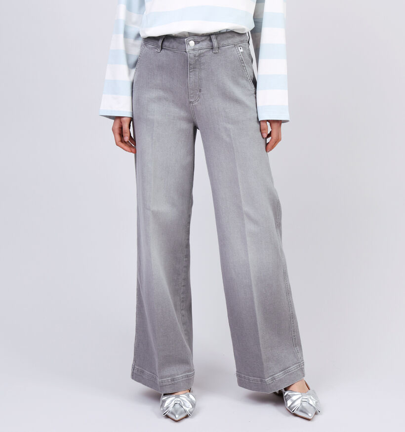 comma casual identity Grijze Geklede broek voor dames (358265)