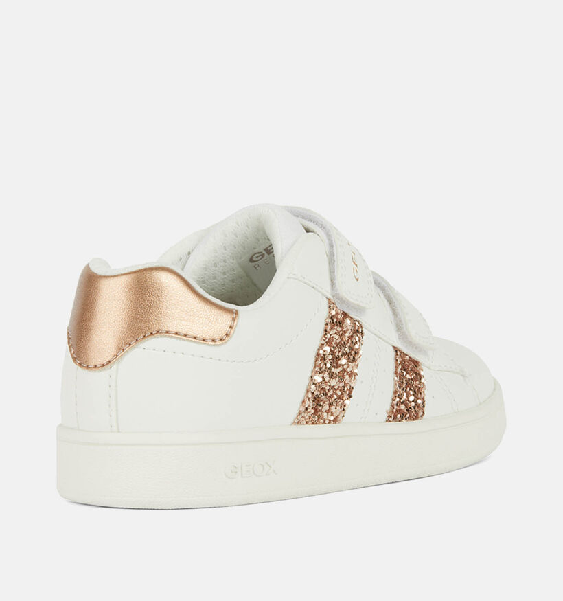 Geox Eclyper Witte Sneakers voor meisjes (351929) - geschikt voor steunzolen