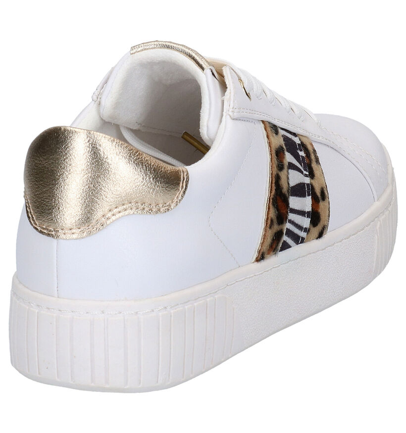 Marco Tozzi Witte Sneakers in kunstleer (265850)