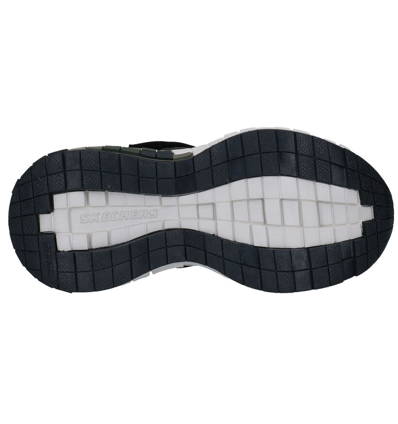 Skechers Mega Craft Zwarte Sneakers in stof (295069)