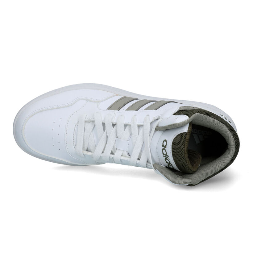 adidas Hoops 3.0 Mid Witte Sneakers voor heren (324958)