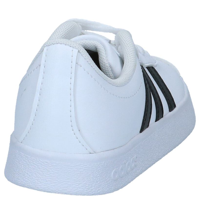 adidas VL Court 2.0 Witte Sneakers in kunststof (301167)