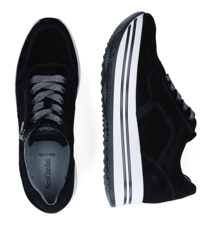 NeroGiardini Cognac Veterschoenen in daim (296622)