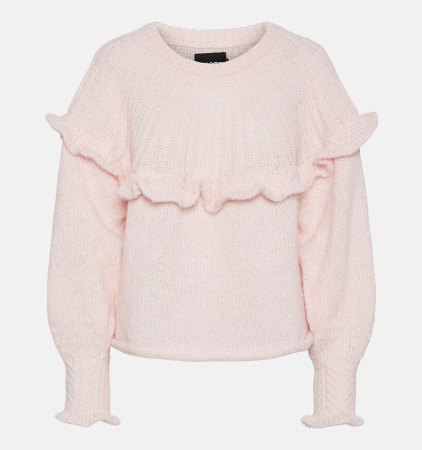 Pieces Rikka Roze Tricot trui voor dames (348375)