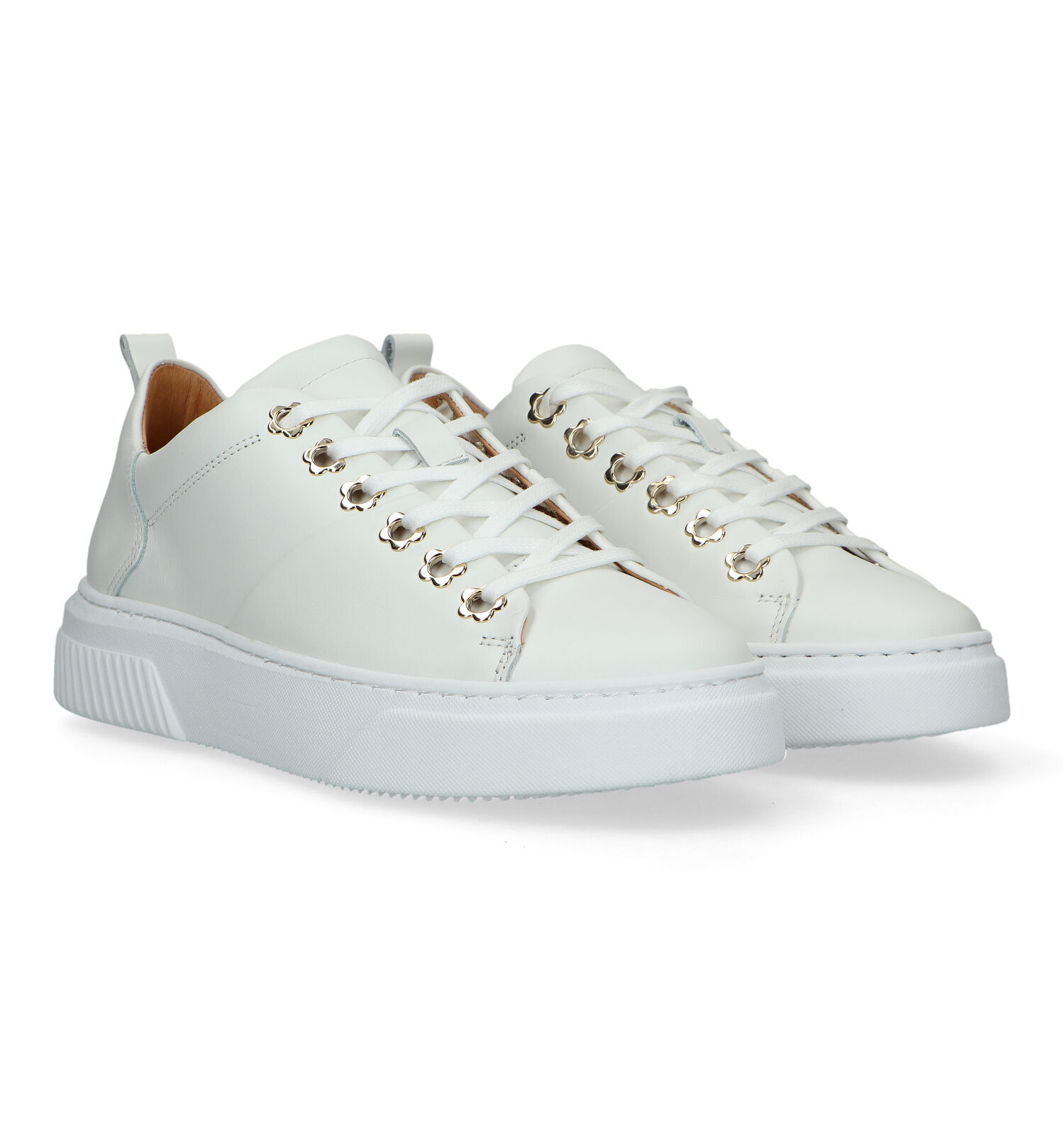 Scapa Witte Sneakers Dames Sneakers Online op TORFS.BE