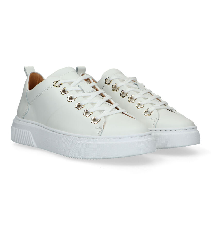 Scapa Baskets casual en Blanc pour femmes (323766) - pour semelles orthopédiques