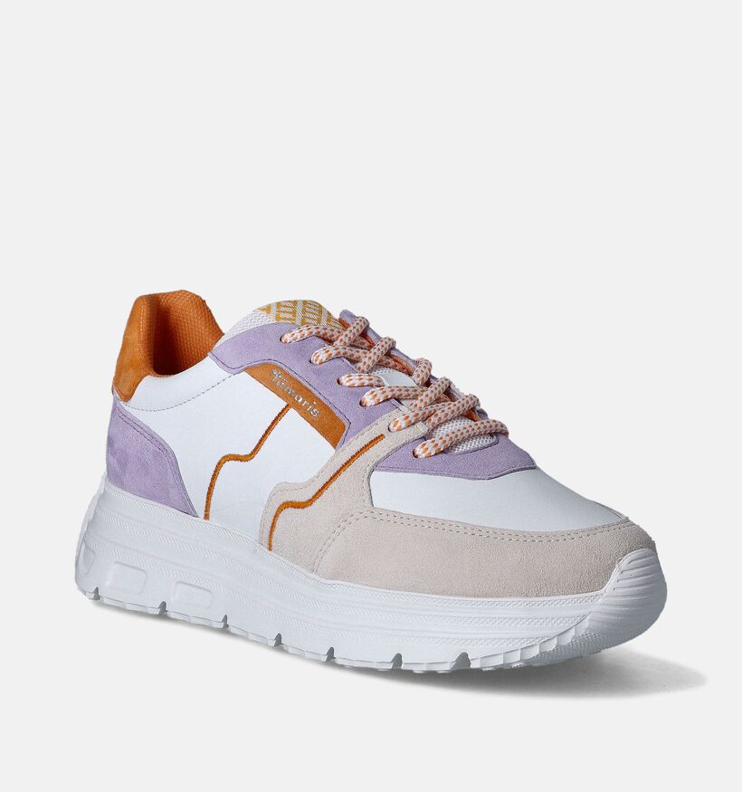 Tamaris Baskets casual en Blanc pour femmes (351569) - pour semelles orthopédiques