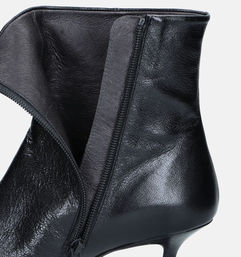 Zinda Bottillons avec talon en Noir pour femmes (348497)
