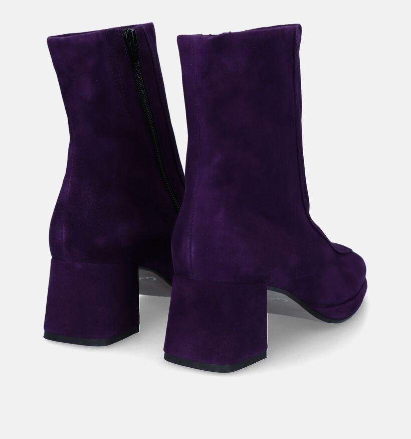 Comfort Bottines à talons en Violet foncé pour femmes (332502)