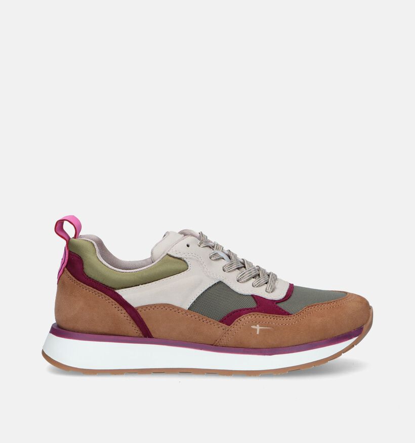 Tamaris Baskets casual en Vert pour femmes (344626) - pour semelles orthopédiques