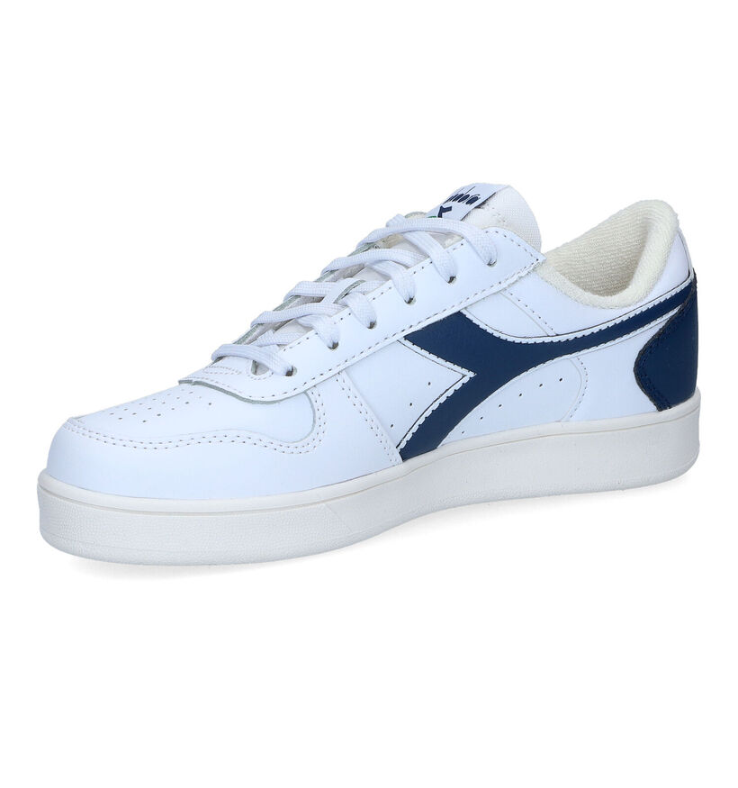 Diadora Magic Baskets en Blanc en cuir (302952)