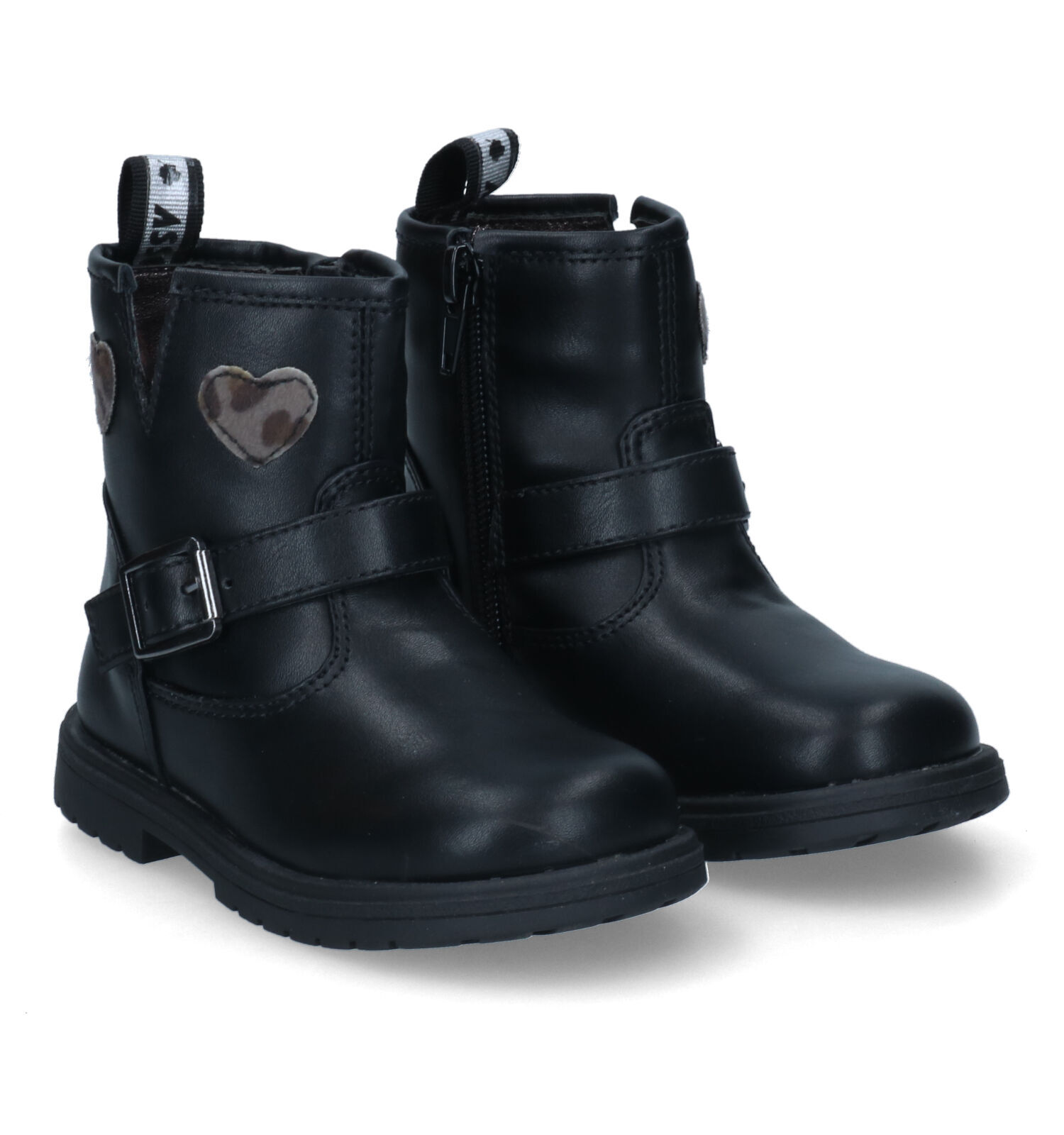 Asso Zwarte Baby Boots Meisjes Babyschoenen Online op TORFS.BE