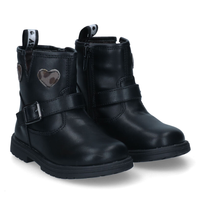 Asso Zwarte Baby Boots voor meisjes (316204)