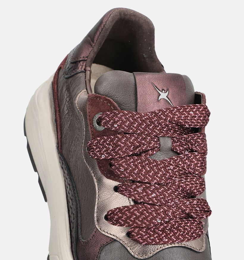 Xsensible Rainbow Bordeaux Sneakers voor dames (379019) - geschikt voor steunzolen