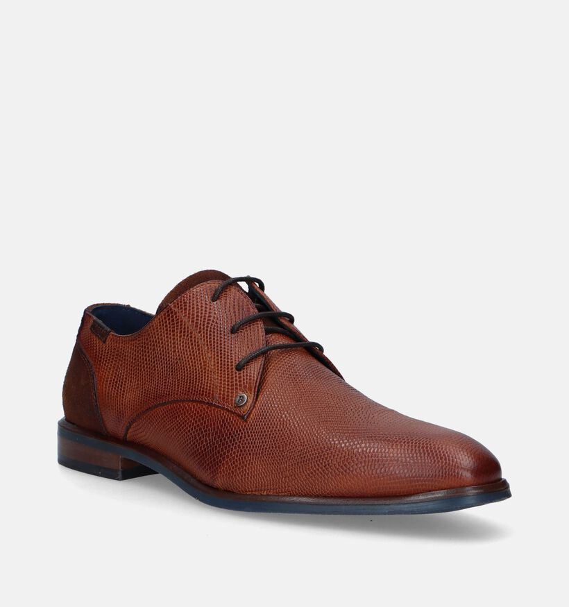 Berkelmans Arcos Chaussures habillées en Cognac pour hommes (341669) - pour semelles orthopédiques