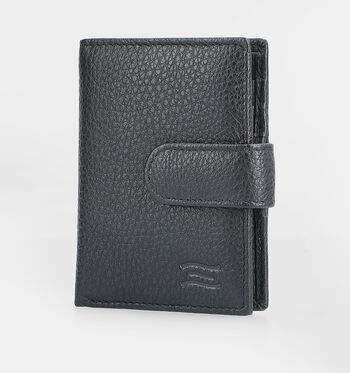 Crinkles Portemonnees Zwart/Bruin