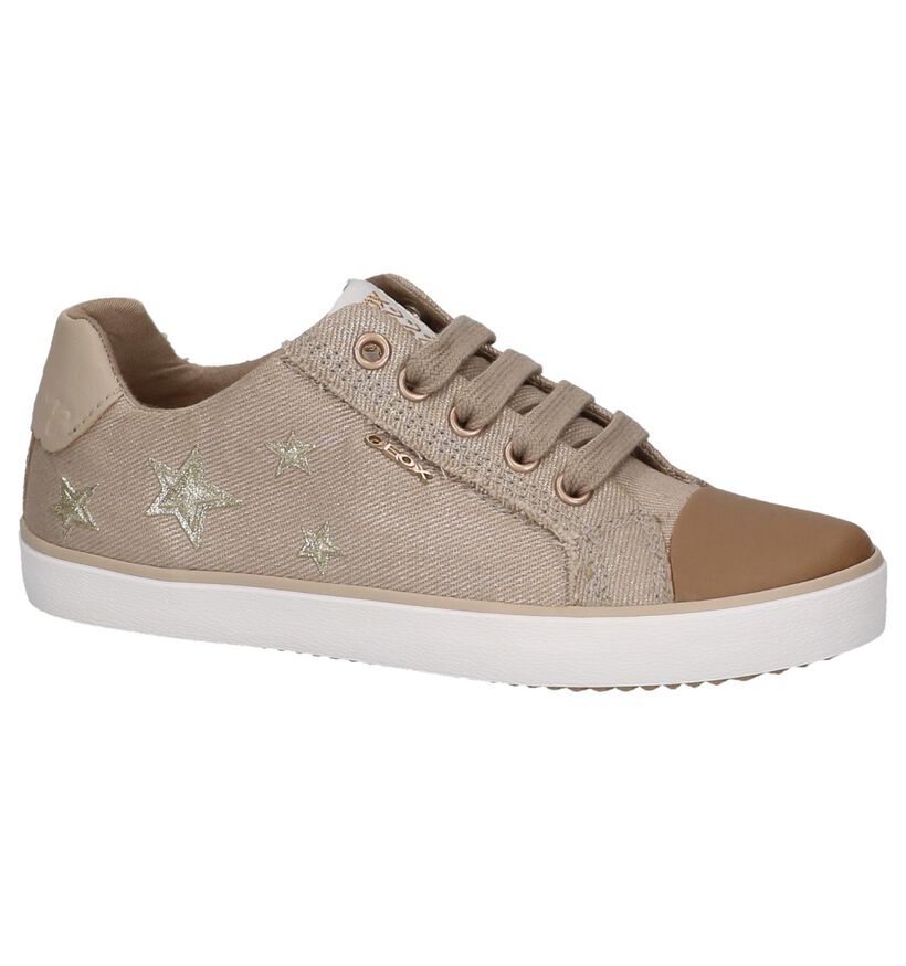 Geox Chaussures basses en Beige foncé en textile (210503)