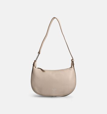 Crinkles Schoudertassen Beige/Goud/Cognac