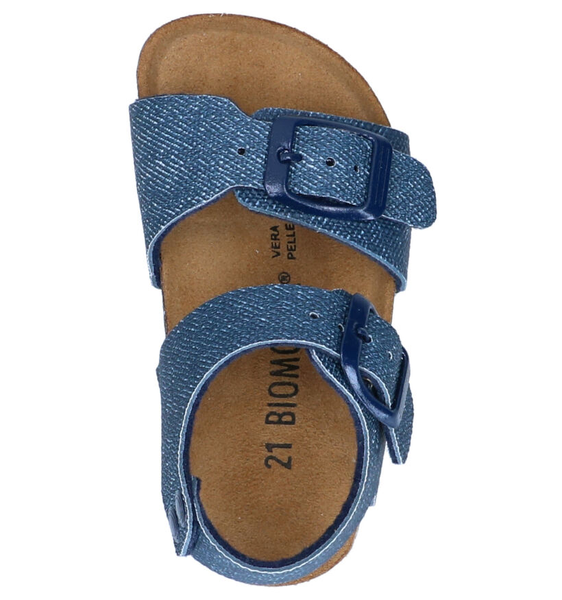 Biomodex Sandales en Bleu foncé en simili cuir (284499)