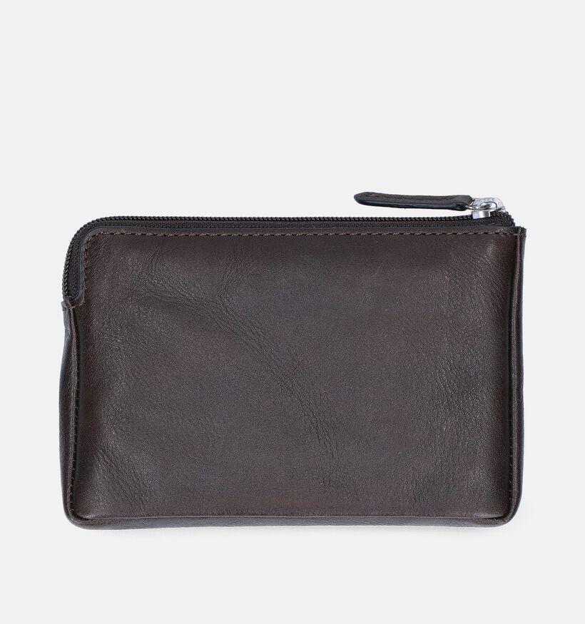 Maverick Bruine Ritsportemonnee voor heren (374905)