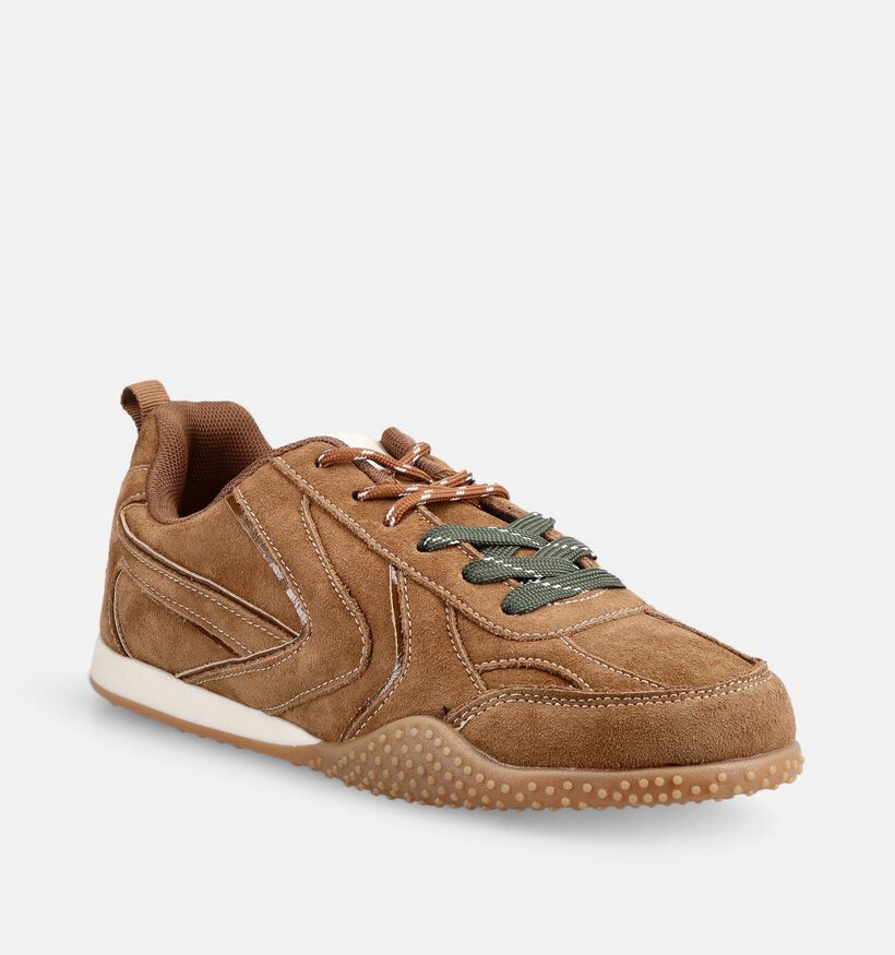 Laurent David Bruine Schoenen met Veters voor dames (380983) - geschikt voor steunzolen