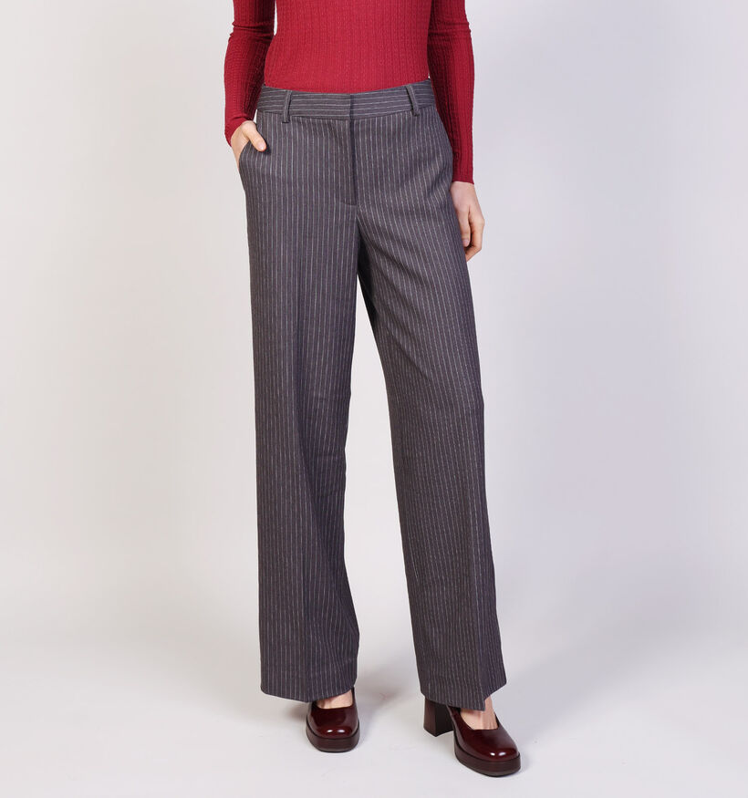 Minus Jelene Donkergrijze Broek voor dames (365841)