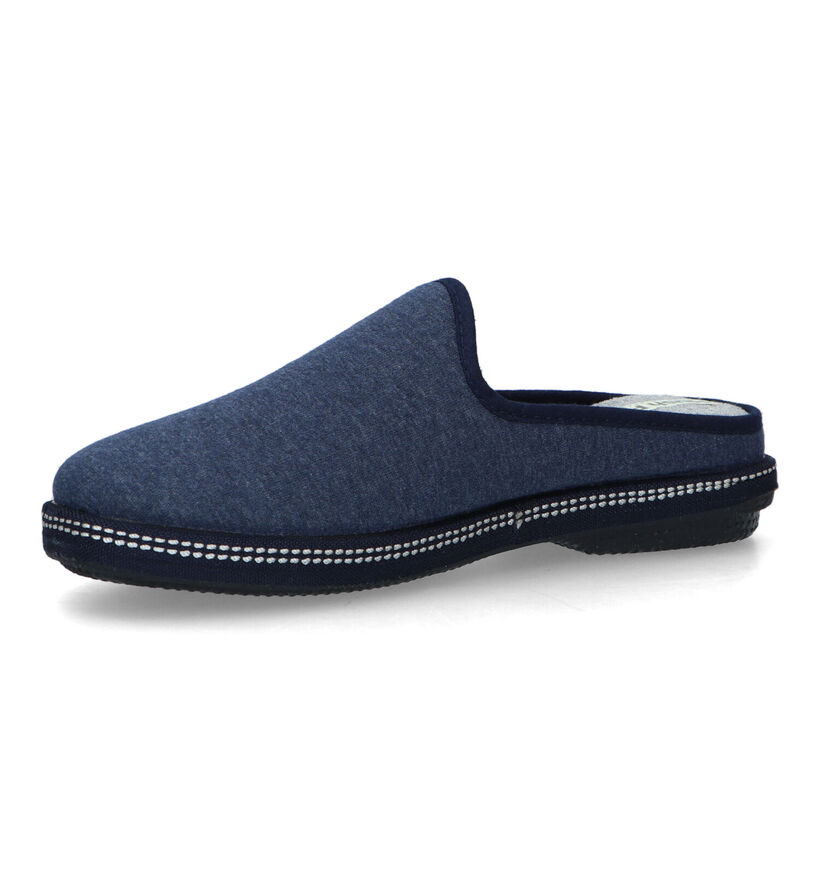 Hush Puppies Curva Pantoufles en Bleu pour femmes (340754)