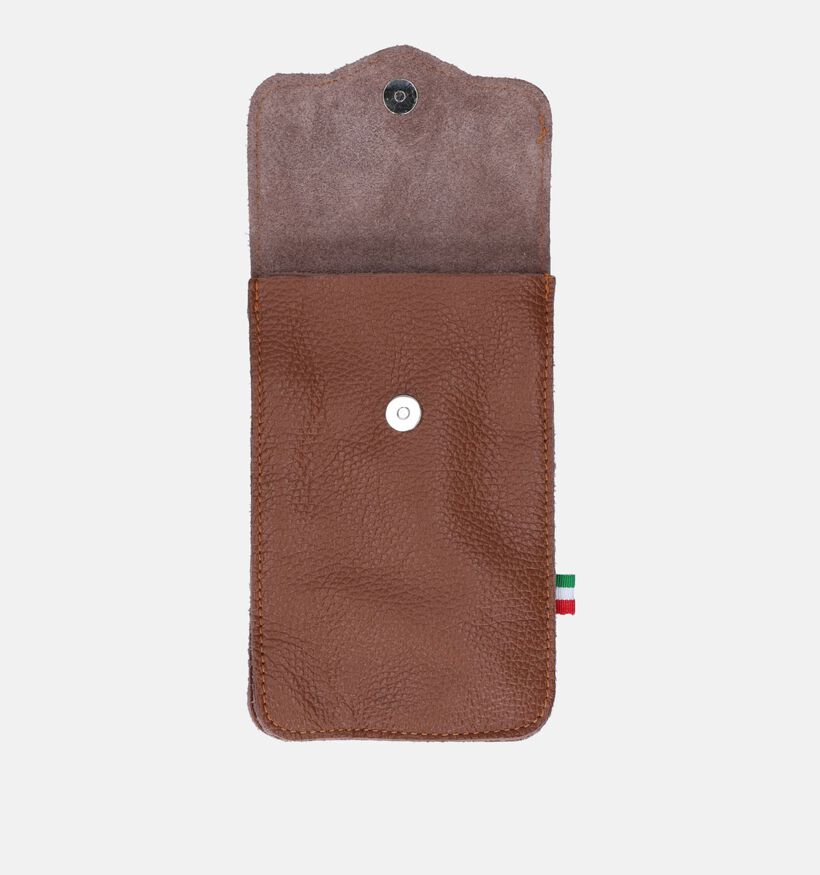 Time Mode Jin Pochette pour téléphone en Cognac pour femmes (337416)