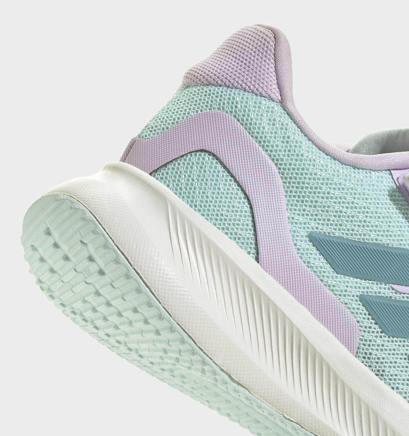 adidas Runfalcon Baskets basses en Bleu pour filles (366770) - pour semelles orthop&eacute;diques