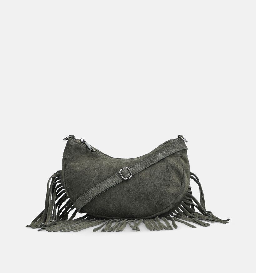 Charm London Fringes Groene Schoudertas voor dames (373491)